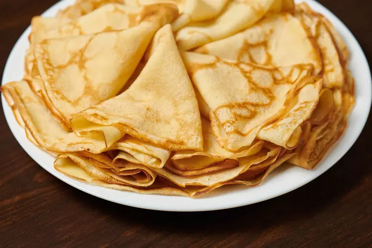 Pâte à crêpes allégée