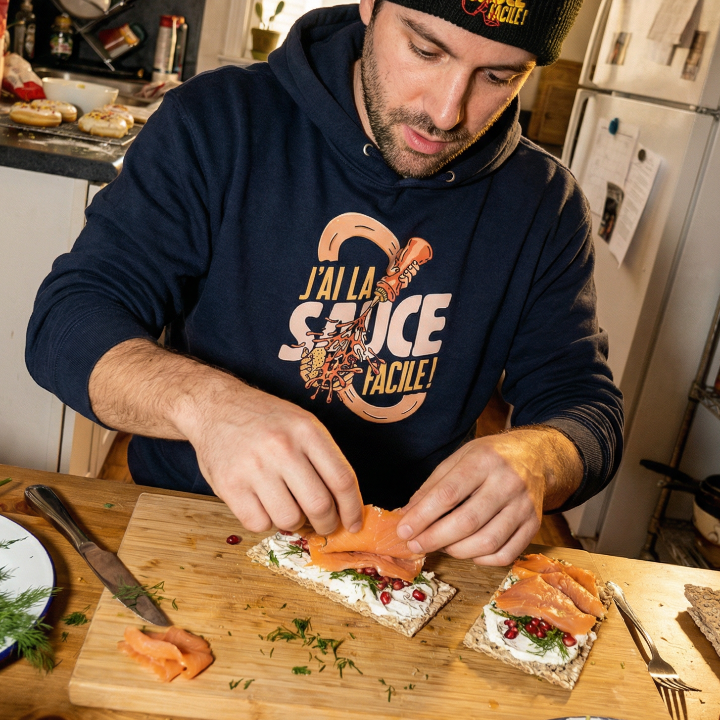 Hoodie - “J’ai la sauce facile” - Statement