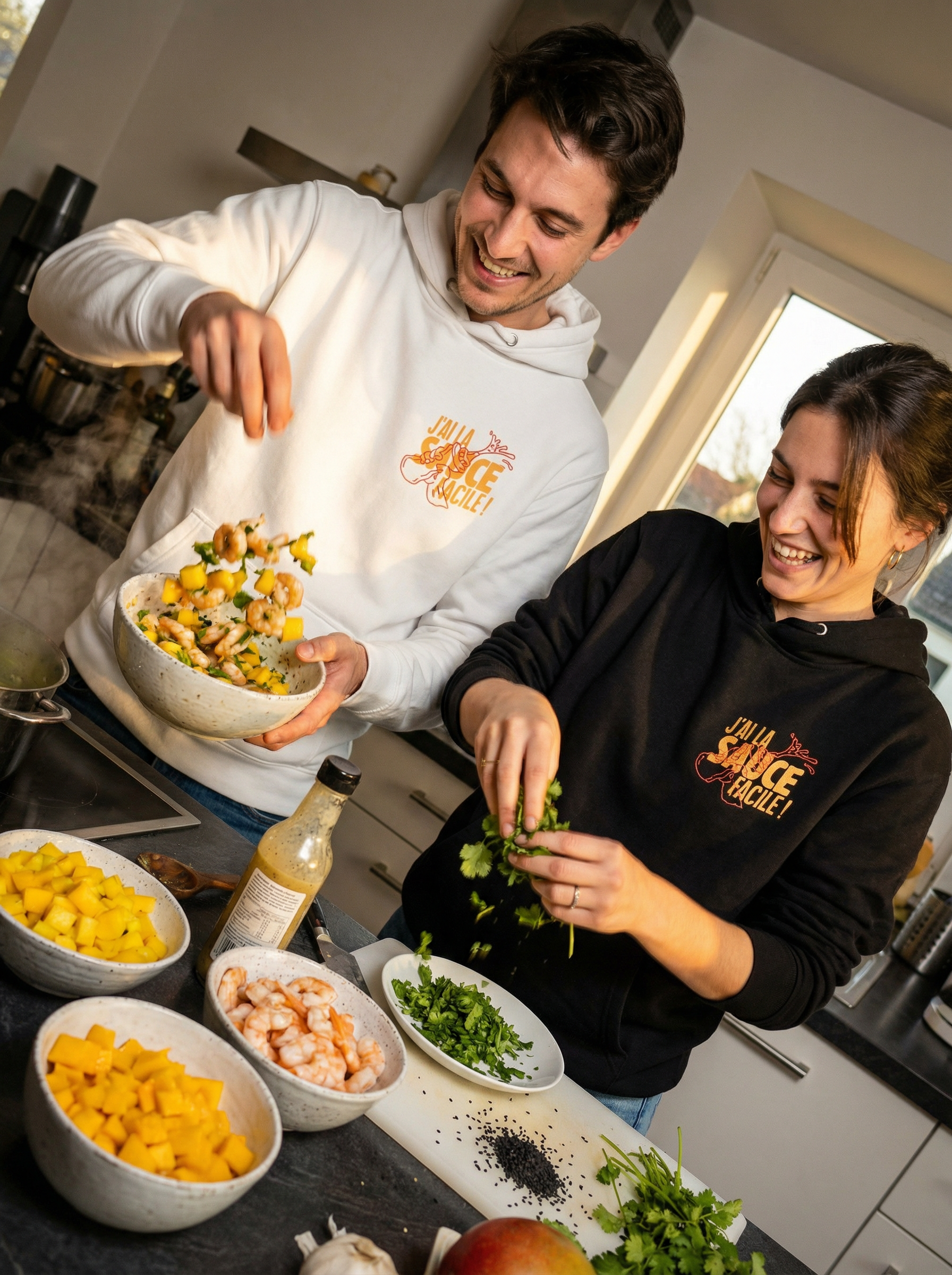 Hoodie - “J’ai la sauce facile” - Signature